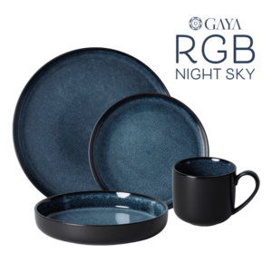 Porcelán készlet 16 db - Gaya RGB Night Sky Lunasol - w0028 kép