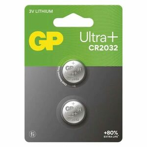 GP ULTRA PLUS CR2032 lítium elem, 2 db kép