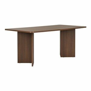 Étkezőasztal diófa dekorral 90x180 cm Linza – Kalune Design kép
