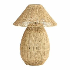 Natúr színű asztali lámpa juta búrával (magasság 55 cm) Maruva – Light & Living kép
