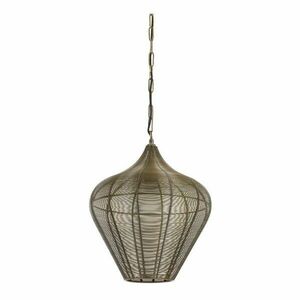 Bronzszínű fém függőlámpa ø 36 cm Alvaro – Light & Living kép