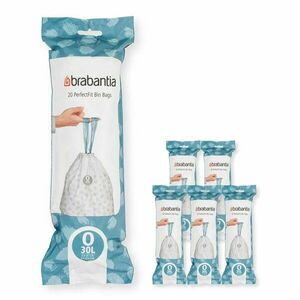 Összehúzható szemeteszsák készlet 120 db-os 30 l PerfectFit O – Brabantia kép
