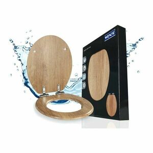 WC-ülőke automatikus záródással 37 x 43 cm Oak – Wenko kép
