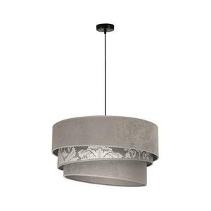 - Csillár zsinóron TRIO 1xE27/40W/230V átm. 45 cm szürke 8985 kép