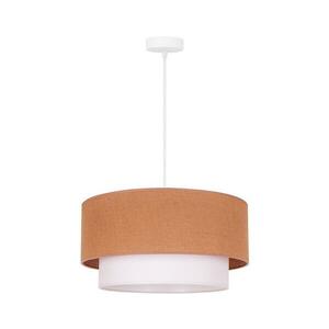 - Csillár zsinóron BOHO 1xE27/40W/230V átm. 45 cm bézs/fehér 81105 kép