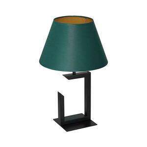 Asztali lámpa 1xE27/60W/230V 45 cm zöld/arany 3398 kép