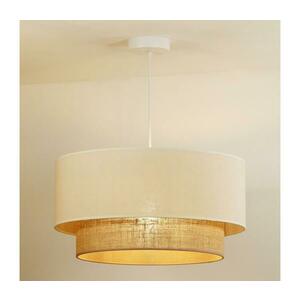 - Csillár zsinóron BOHO 1xE27/15W/230V átm. 60 cm bézs/barna 601269 kép