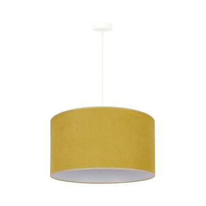- Csillár zsinóron BRISTOL 1xE27/15W/230V átm. 45 cm sárga/fehér 81334 kép