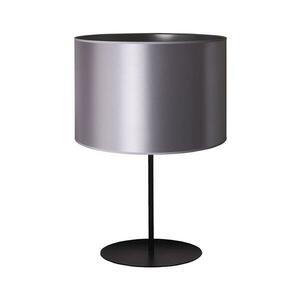 - Asztali lámpa CANNES 1xE14/15W/230V átm. 20 cm ezüst/fekete 603034 kép