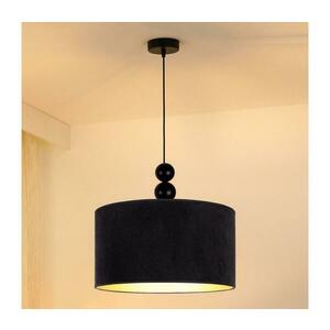 - Csillár zsinóron LYON 1xE27/15W/230V átm. 40 cm fekete 602235 kép
