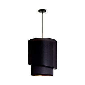 - Csillár zsinóron PARIS 1xE27/15W/230V á. 40 cm fekete/arany 602631 kép