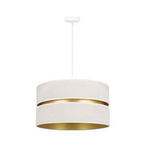 - Csillár zsinóron DUO 1xE27/15W/230V átm. 40 cm krémes/arany 600002 kép