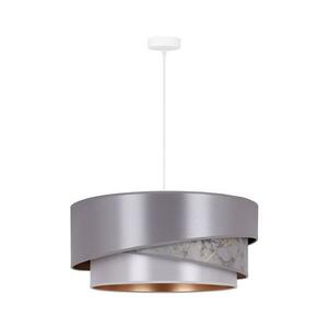 - Csillár zsinóron KOBO 1xE27/15W/230V átm. 45 cm ezüst/arany 600217 kép