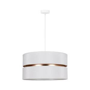 - Csillár zsinóron DUO 1xE27/15W/230V átm. 40 cm fehér/arany 600262 kép
