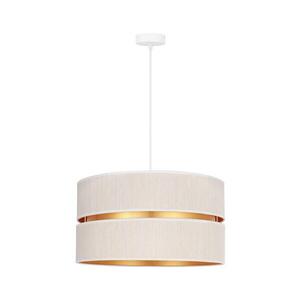 - Csillár zsinóron DUO 1xE27/15W/230V átm. 40 cm krémes/arany 600316 kép