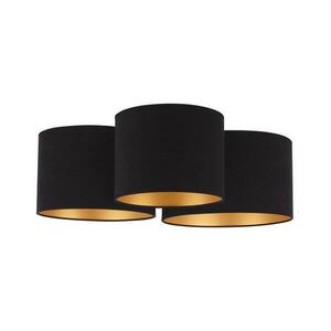 - Mennyezeti lámpa ROLLER TRIO 3xE27/60W/230V fekete/arany 600347 kép