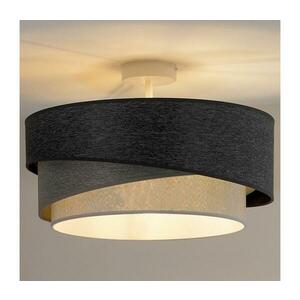 - Felületre szerelhető csillár KOBO 1xE27/15W/230V átm. 45 cm szürke/fehér 601061 kép
