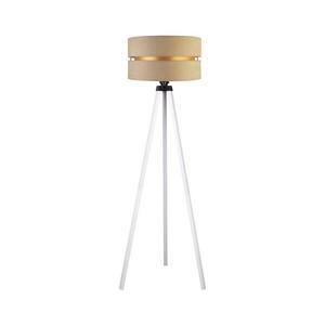 - Állólámpa DUO 1xE27/60W/230V átm. 44 cm bézs/fehér AS0465+DU82672 kép