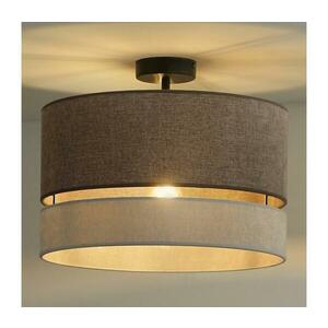 - Felületre szerelhető csillár DOUBLE 1xE27/15W/230V átm. 40 cm barna/szürke 604611 kép