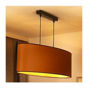 - Csillár zsinóron OVAL VEGAN 2xE27/15W/230V barna 603317 kép