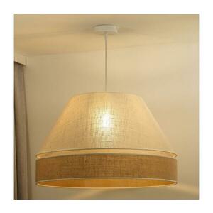 - Csillár zsinóron YUTE AVIGNON 1xE27/15W/230V átm. 60 cm krémes/bézs 603898 kép