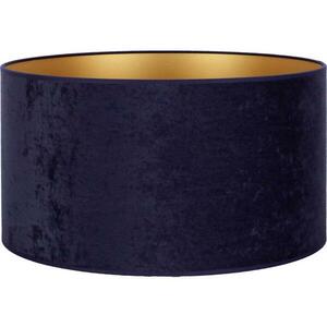 - Univerzális VELVET E27 lámpabúra, 35 cm, kék/arany 82467 kép