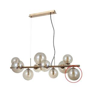 - Csereüveg csillárhoz és fali lámpához CANELLO G9 átm. 15 cm barna CZ.PND-406007-HBR.15 kép