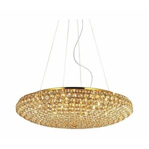 Ideal Lux - LED Kristály csillár zsinóron KING 12xG9/3W/230V átm. 65 cm arany 088020 kép