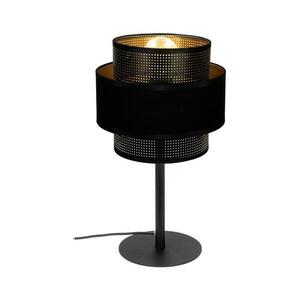 Asztali lámpa NESS 1xE27/60W/230V fekete 0989 kép