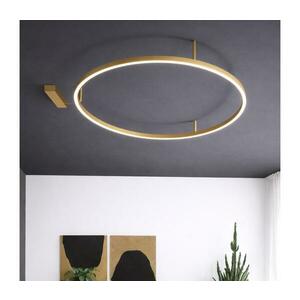 Ideal Lux - LED mennyezeti lámpa ORACLE SLIM LED/81W/230V, átmérő 150 cm, arany 370330 kép