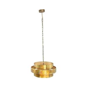 PTMD - ZANTH láncos csillár 1xE27/40W/230V, átm. 52 cm, arany 8720014562500 kép