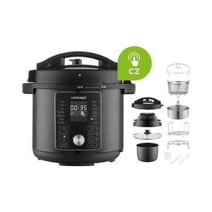 Concept CK8000-multifunkciós elektromos kukta (nyomásfőző) és forrólevegős fritőz, 5, 6 l, 11 az 1-ben, 1500W/230V ck8000 kép