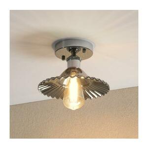 Felületre szerelt csillár TRISH 1xE27/15W/230V fényes króm/füstös fekete LM-1.301/CHROM/SMOKY kép