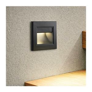 BRILAGI - LED lépcsővilágító lámpa STEP LIGHT LED/1, 5W/230V IP44 fekete BRI837 kép