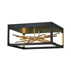 Elstead Quintiesse QN-STYX-LED-F-BG - STYX mennyezeti lámpatest LED/8W/230V fekete/arany QN-STYX-LED-F-BG kép