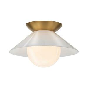 Elstead Quintiesse QN-SAUCER-FM-AB-OPAL - SAUCER mennyezeti lámpa 1xE27/40W/230V aranyszínű QN-SAUCER-FM-AB-OPAL kép