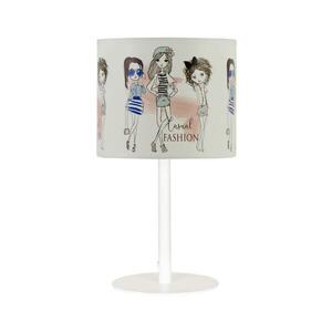Gyerek asztali lámpa GIRLS VIBES 1xE27/60W/230V, átmérő 18 cm, lányoknak H0989 kép
