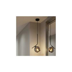 BRILAGI - Kábeles függőlámpa DIOR 1xE27/60W/230V fekete/füstszürke 59-006B kép