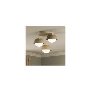 BRILAGI - Felületre szerelhető mennyezeti csillár COSMO 3xE27/60W/230V bézs/arany 87-009B kép