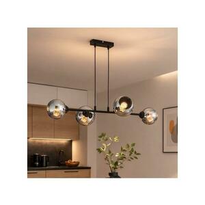 BRILAGI - Kábeles csillár DIOR 4xE27/60W/230V fekete/füstszürke 59-023B kép