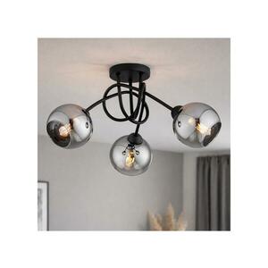 BRILAGI - Felületre szerelhető csillár DIOR 3xE27/60W/230V fekete/füstszürke 59-019B kép