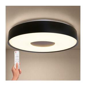 Brilagi - LED dimmelhető mennyezeti lámpatest JAMIS LED/48W/230V Ø 39 cm fekete + távirányító WO800-OEM50-40 kép