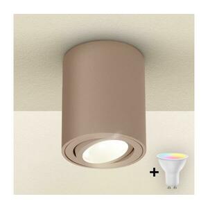 Brilagi - LED RGBW dimmelhető spotlámpa MIA 1xGU10/4, 8W/230V 100x80 mm bézs BG2281+AI2382 kép