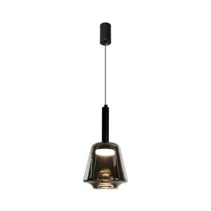 BUENO kábelre szerelt függőlámpa 1xGX53/9W/230V, Ø 18 cm, füstös fekete 31-50441 kép