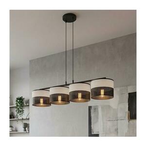 EMIBIG KARBON kábeles csillár 4xE27/15W/230V fekete/szürke 1652/4 kép