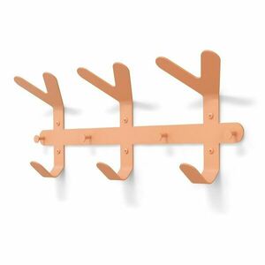 Lazacszínű acél fali fogas 66 cm Frondo – Spinder Design kép