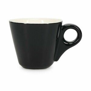 Fekete porcelán eszpresszó csésze 80 ml Barista – BonBistro kép