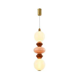 LED kábeles csillár FLORES LED/15W/230V arany/narancssárga/barna 32-50656 kép