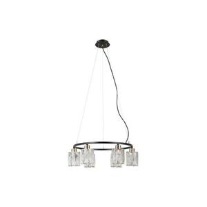 PND-40814-6-BK-HBR - SIMONA kábeles csillár 6xE14/40W/230V fekete/arany PND-40814-6-BK-HBR kép