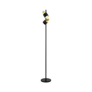 Eglo 79376 - Állólámpa FIUMARA 2xE27/60W/230V fekete/arany 79376 kép